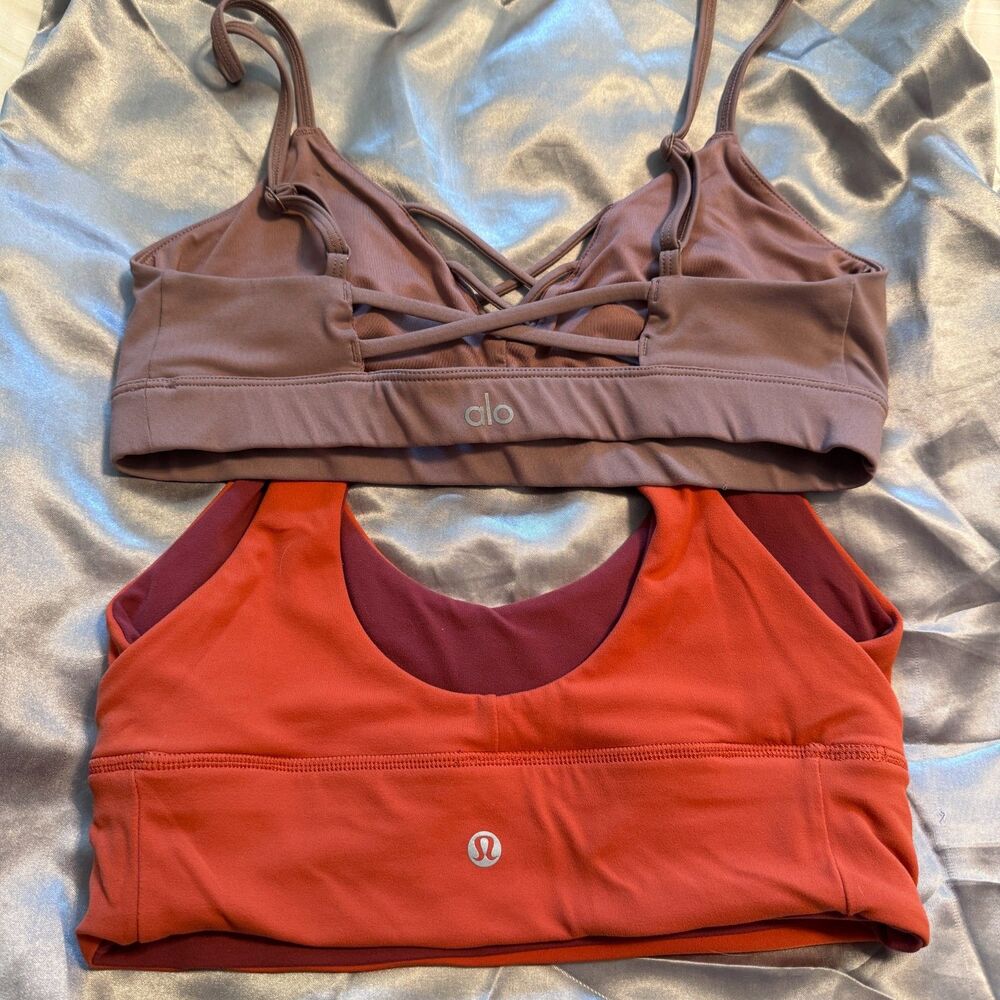 Lululemon & Alo Sports bra Bundle Size Small